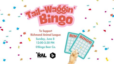 Tail-Waggin Bingo to Support RAL, Bingo Beer Co, Richmond, 8 June 2025 ...