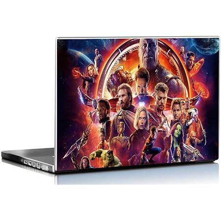 PIXELARTZ Laptop Skins Super Heroes Avengers Animated 15.6 Inches ...