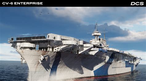 Us Navy USS Enterprise (CV-6) Yorktown-class aircraft carrier - Pacific ...