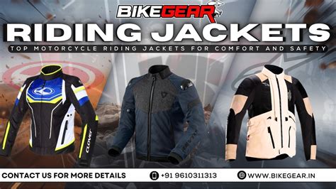 Top Motorcycle Riding Jackets for Comfort and Safety