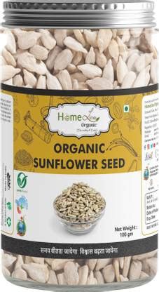 Homeline Organic Sunflower Seeds 100g (Pack of 2) Sunflower Seeds Price ...
