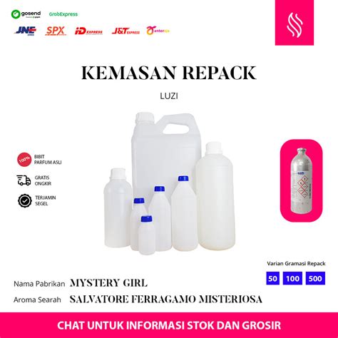 Jual JUAL BIBIT PARFUM ASLI - LUZI - MYSTERY GIRL - REPACK | Shopee ...