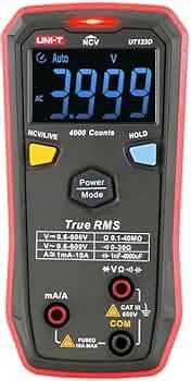 UNIT UT 123D Digital Multimeter TRMS automatically identify AC/DC ...