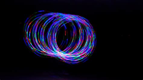 Download wallpaper 3840x2160 rings, freezelight, lights, glow 4k uhd 16 ...