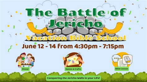 Vacation Bible School: The Battle of Jericho, 35890 Clairmont Rd, Ronan ...