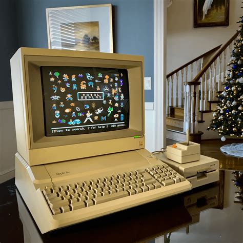 The Apple IIe, a common computer for elementary school classrooms in ...