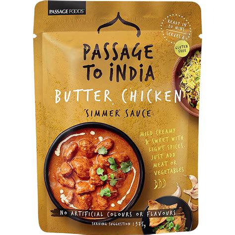 Calories in Taste of India Simmer, Butter Chicken calcount