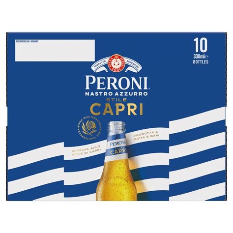 Peroni Nastro Azzurro Stile Capri 10 x 330ml | One Stop