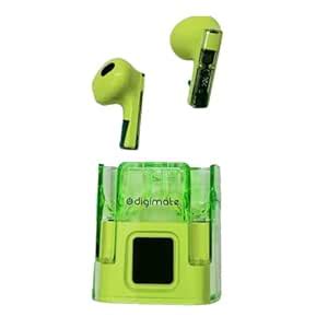 Digimate ZIPPODS Earbuds with Charging Case 15 Hours Play Time ...