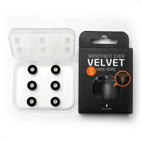 DIVINUS Velvet Wide Bore Silicone Eartips For IEM Earphones