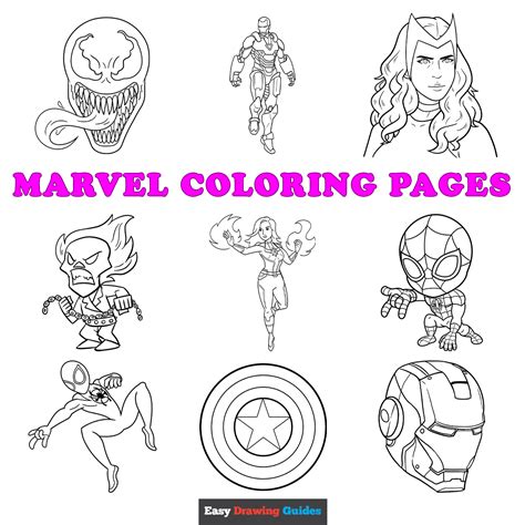 Free Printable Marvel Coloring Pages for Kids