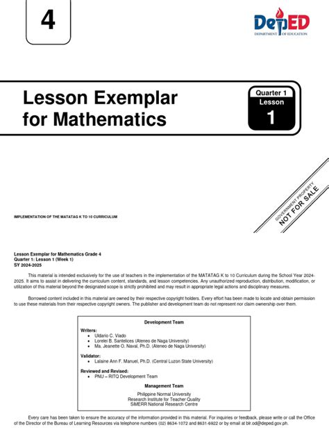 4th Grade Math Lesson 1 的图像结果