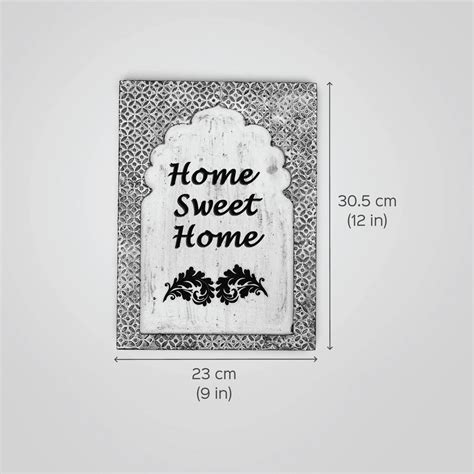 Buy Handcrafted Jharokha Personalized Pinewood Distressed Nameplate ...