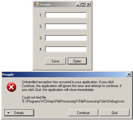 Image result for File Exception