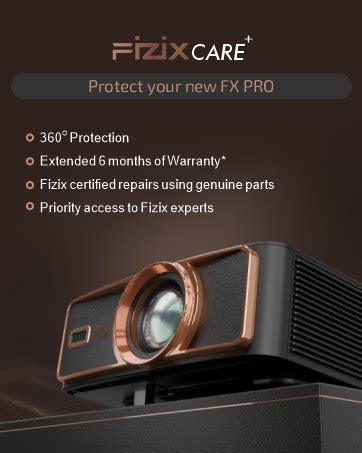 FIZIX FX PRO 1080P Native Fully Automatic 4K Projector for Home | 1800 ...