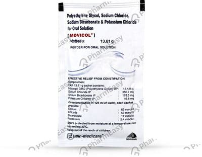 Movicol Sachet Of 13.81gm Oral Powder: Uses, Side Effects, Price ...