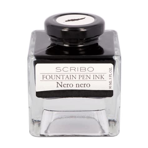 SCRIBO, Ink Bottle - NERO NERO (90ML). — SWASTIK penn