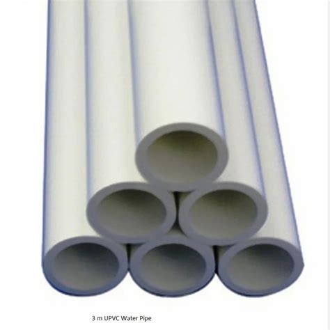 Upvc Water Pipe - 3 M UPVC Water Pipe Manufacturer from Rajkot