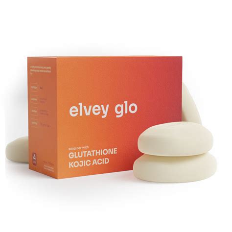 Buy Elvey Glo 2% Kojic Acid Soap With Glutathione & Arbutin For Skin ...