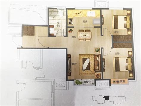 三居室90平米装修效果图,2020三居室90平米装修设计欣赏_住范儿