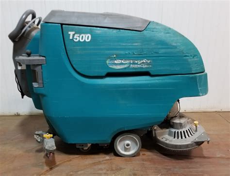 TENNANT T500 WALK-BEHIND ELECTRIC FLOOR SCRUBBER WITH BUILT-IN CHARGER ...