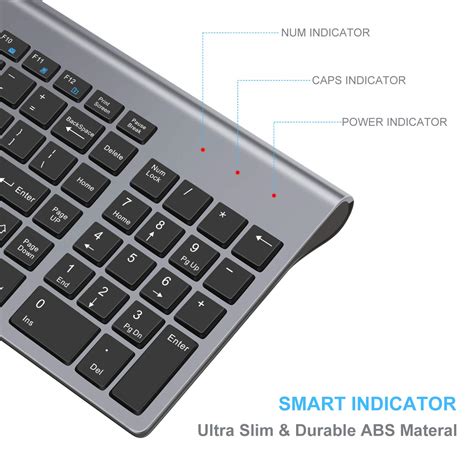 Buy LeadsaiL Wireless Keyboard and Mouse Combo, Wireless USB Mouse and ...