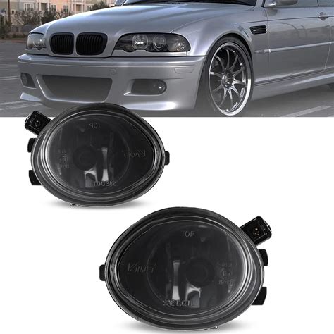 For 01-03 M3 M5 Fog Lights 01-05 BMW 325i Sedan; w/ Sport Pkg Smoke Bumper Lamps | eBay