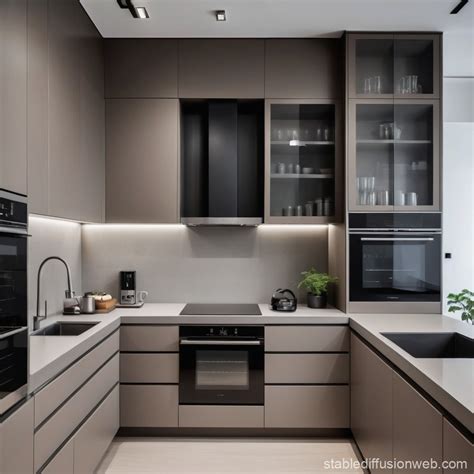 Minimalist Kitchen Design | Stable Diffusion Online
