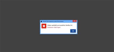 Image result for Contoh Error Database