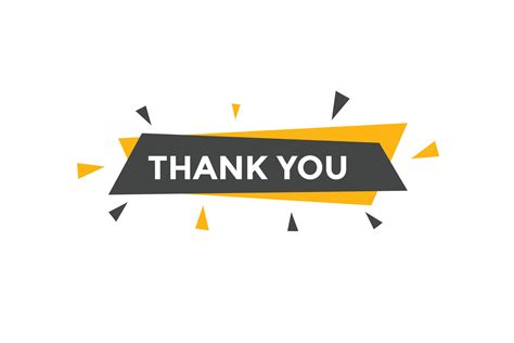 Thank you button. Thank you speech bubble. Thank you Colorful label ...