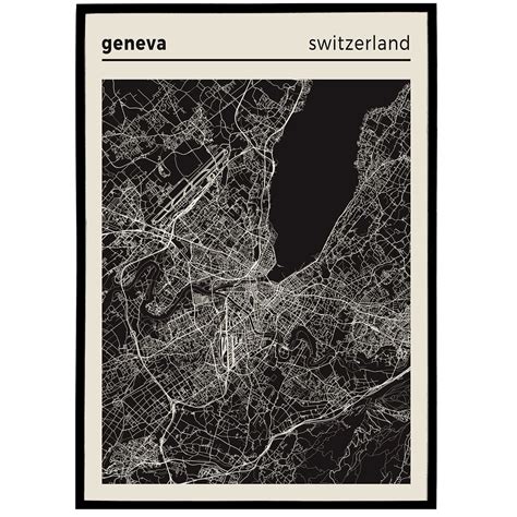 Geneva - Switzerland | City Map Poster — HypeSheriff US