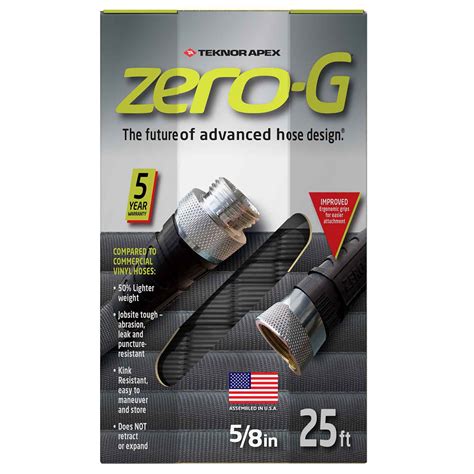 TEKNOR APEX 25' Zero-G Water Hose, 5/8"