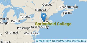 Image result for Map of Springfield College