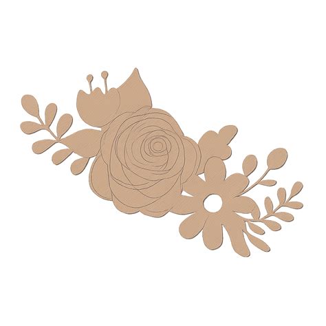 Mdf Flower Cutouts – Adinath Creations