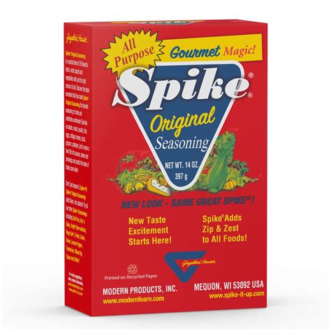 Spike Seasoning, Original Gourmet Magic Seasoning Salt Blend ...