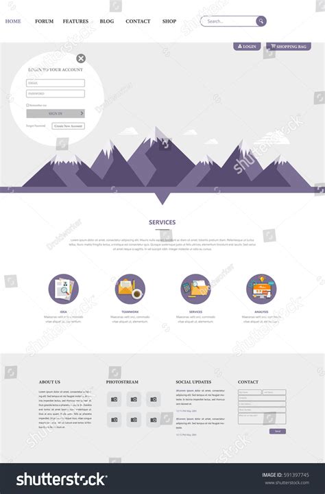 JavaScript Website Template Design 的图像结果
