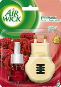 Air Wick Electrical Room Velvet Rose with Refill Plug-in Air Freshener ...