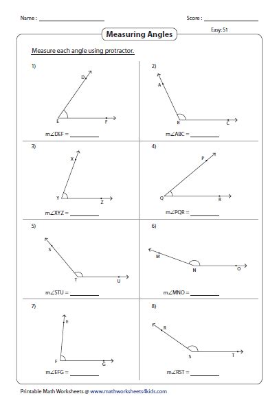 Image result for Measure of Angles Geometry Examples