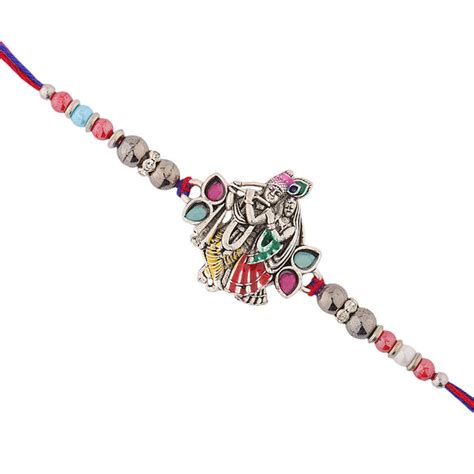 Divine Radha Krishna Thread Rakhi For Brother|Voylla Rakhi – VOYLLA