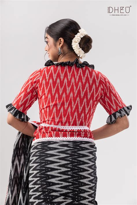 Damodar Dheu Exclusive Signature Fusion Saree | Dheu