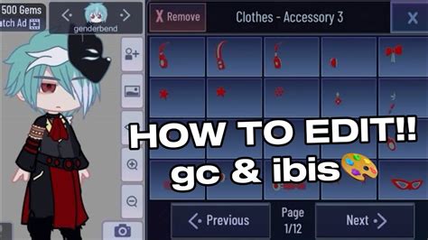 Editing Tutorial Gacha ibisPaint 的图像结果
