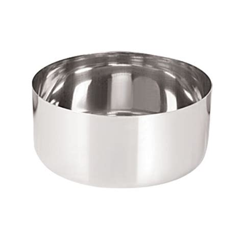 Stainless Steel Straight Katori Bowl with Round Border, 60 ml – JS ...