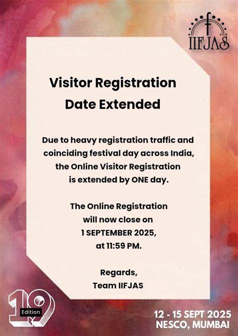 Visitor Registration - CBEX Mumbai 2026