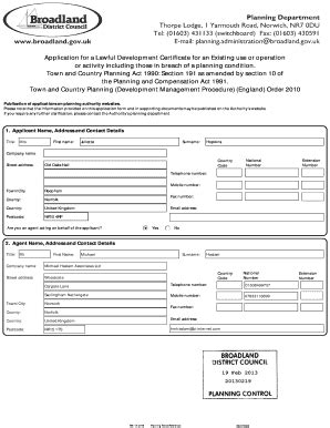 Fillable Online broadland gov Old Oaks Hall - broadland gov Fax Email ...