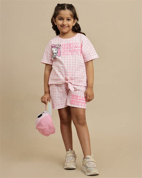 Hello Kitty Printed Regular Fit Shorts For Girls – Kidsville