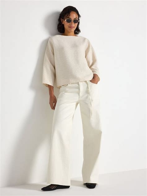 Blouse with texture | Lindex