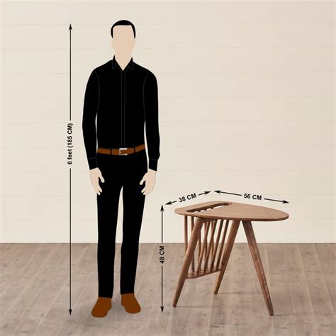 Buy Amber Mango Wood Magazine Table - Brown from Home Centre at just ...