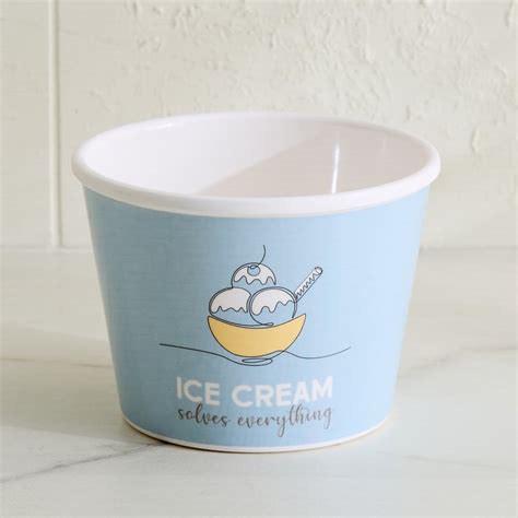 Buy Bakers Pride Veha Set of 4 Melamine Printed Ice Cream Bowls - 225ml ...