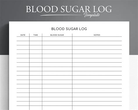Free Printable Blood Glucose Chart: Track & Manage - Printables for ...