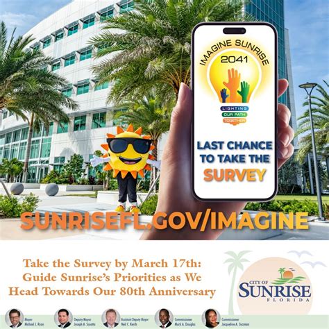 City of Sunrise on LinkedIn: LAST CHANCE to take our online survey for ...